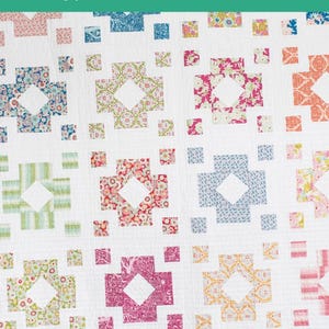 Diamond Lanterns Quilty Love Pattern by Emily Dennis #120