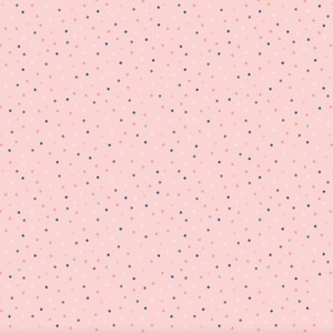 Country Confetti, Strawberry Lemonade Pink, by Poppie Cotton, CC20180