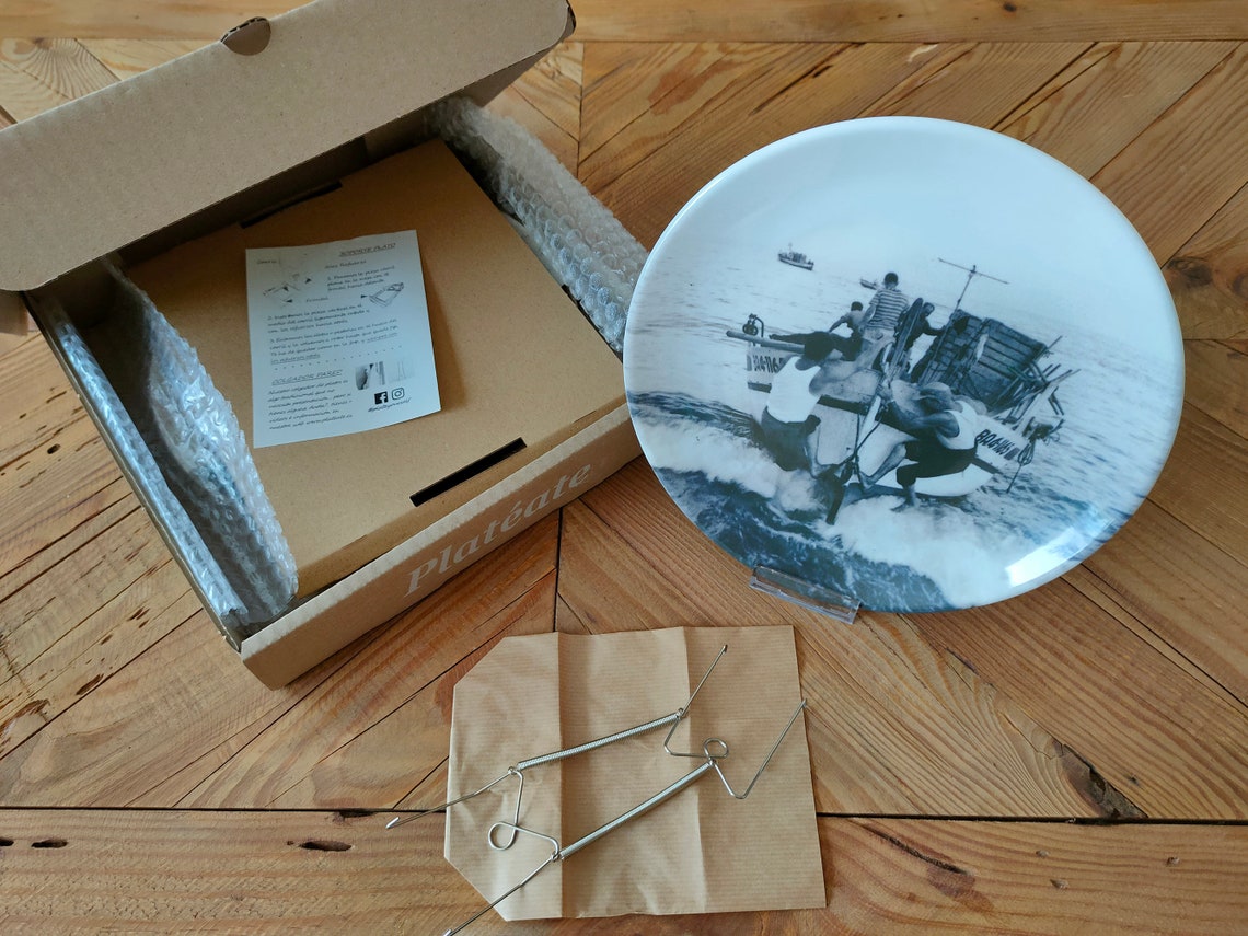 Giraffe Porcelain Plate, Ceramic Gift, Animal Plates, Childrens