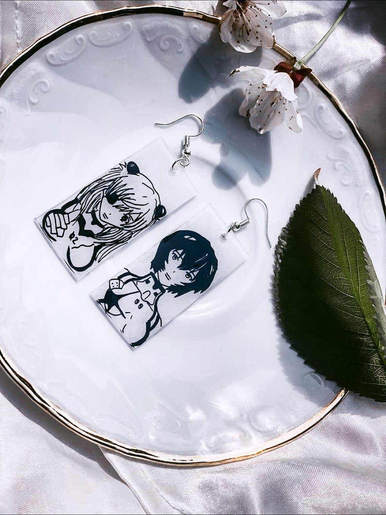 Neon Genesis Evangelion Shrinky Dink Anime Earrings Anime | Etsy
