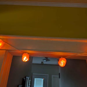 Halloween Hanging Lights, Pumpkin