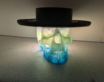 Cowboy Skull Lamp