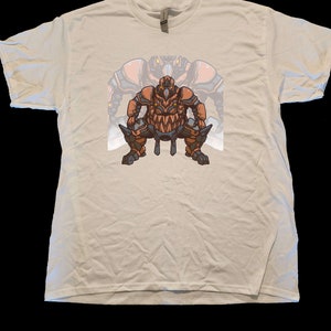 T-shirt met dubbele Grendel-afbeelding