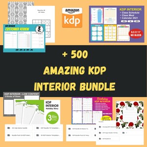 500+ Amazing KDP Interior Bundle
