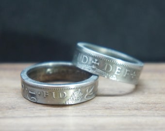 One Shilling Coin Ring