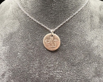 Hong Kong 1 dollar Coin Necklace