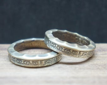 Three Pence Coin Ring