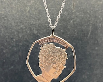 Harry Potter 50p Coin Necklace