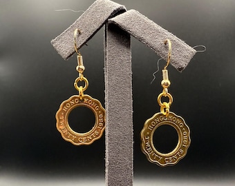 HK 20 Cents Sun Earrings