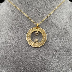 Hong Kong 20 cents Coin Necklace