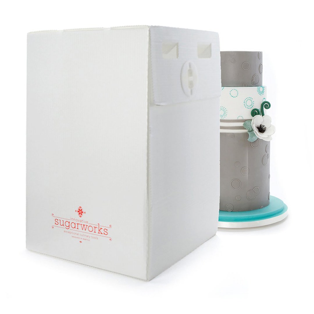 Medium Cake Porter Set Includes Insulated Cover and Corrugated Plastic