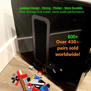 STRONGER Gen 4, Gen 3, Gen 2 - Sonos SUB Protector / Grill [1pair]- childproof - Arc, Beam, Roam, SYMFONISK, Five & Subwoofer sono, cover