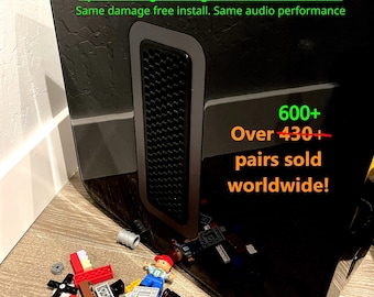STRONGER Gen 4, Gen 3, Gen 2 - Sonos SUB Protector / Grill [1pair]- childproof - Arc, Beam, Roam, SYMFONISK, Five & Subwoofer sono, cover