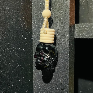 Skull Rear View Hanging Car Air Freshener