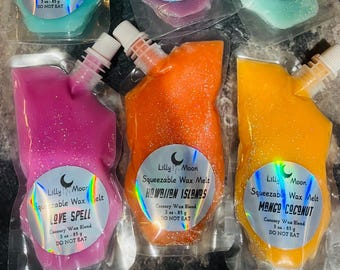 Squeezable Soy Wax Melts: Strong Scented