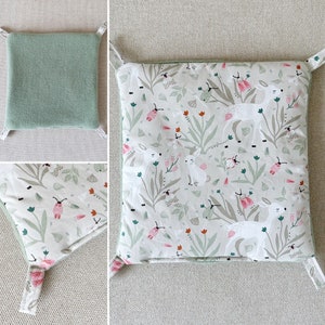 Guinea Pig Hammock &quot;Spring Meadow&quot; Fleece