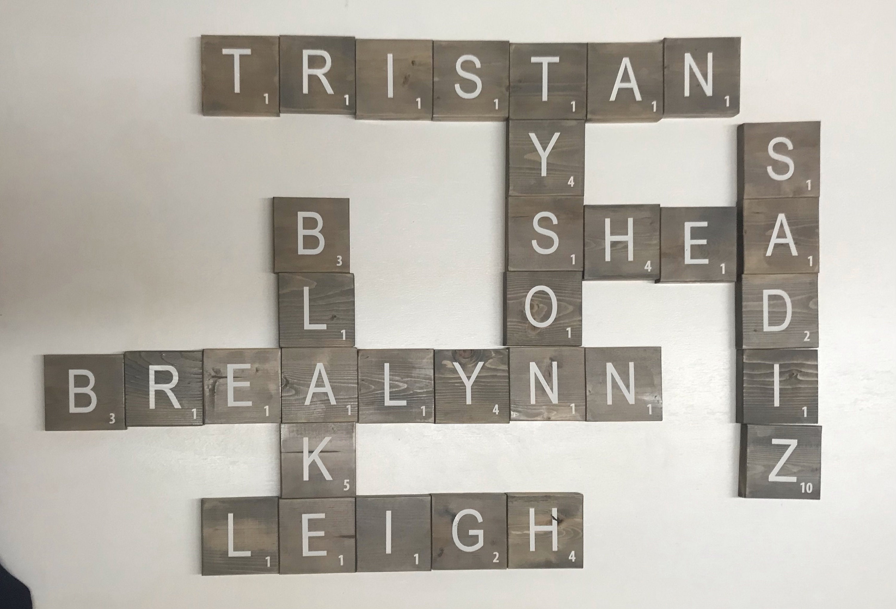 3.5 Custom Made Scrabble Tiles Etsy