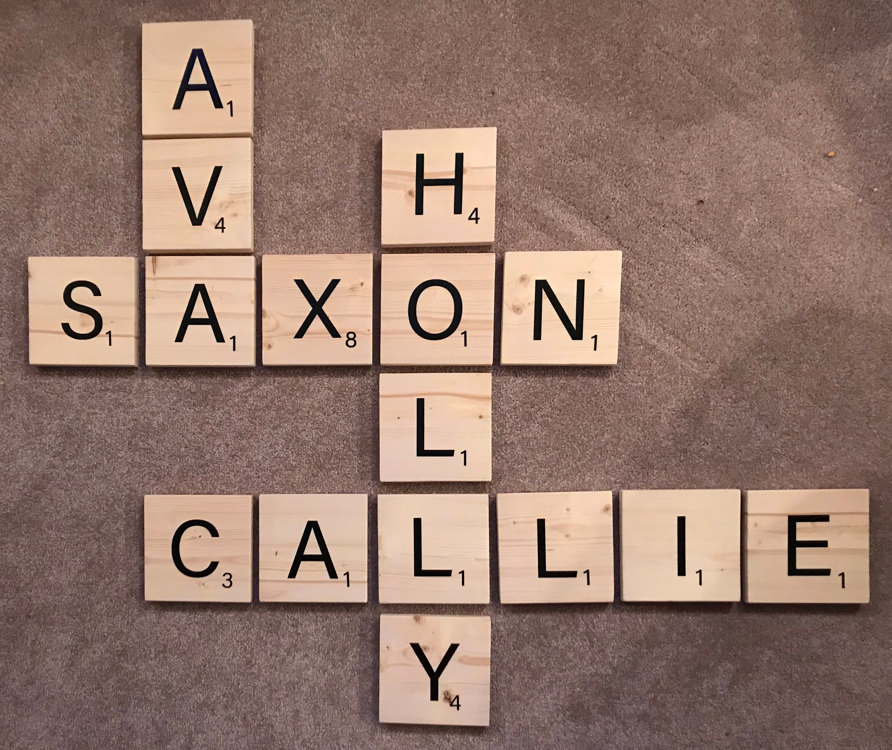 5.5 Custom Made Square Scrabble Tiles Etsy