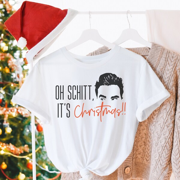 Oh Schitt Het is Kerstmis! Beste wensen Warme groeten Creek Kerstmis Grappig David Moria Xmas Fold in de kaas lelijke kerstshirt cadeau