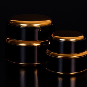 Tiegel | Opalglas | 15ml oder 30ml | mit Deckel | für Gel Nail Art | Cremedose | Kosmetik Zubehör Behälter | DIY