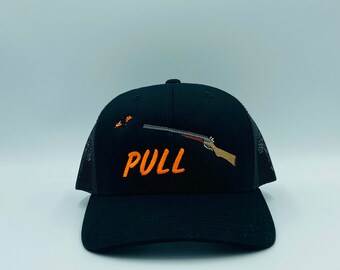 TRAP SHOOTING Embroidery Embroidered Beanie Skull Cap Hat TRAP SHOOTING Embroidery Embroidered Beanie Skull Cap Hat