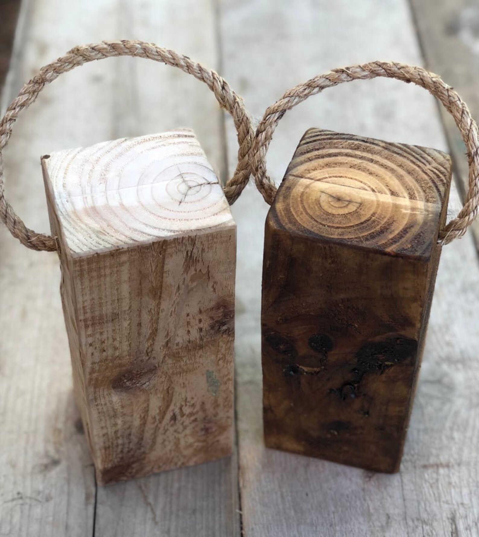 Wholesale Rustic Wooden Door Stops / Home / Living Room / Etsy