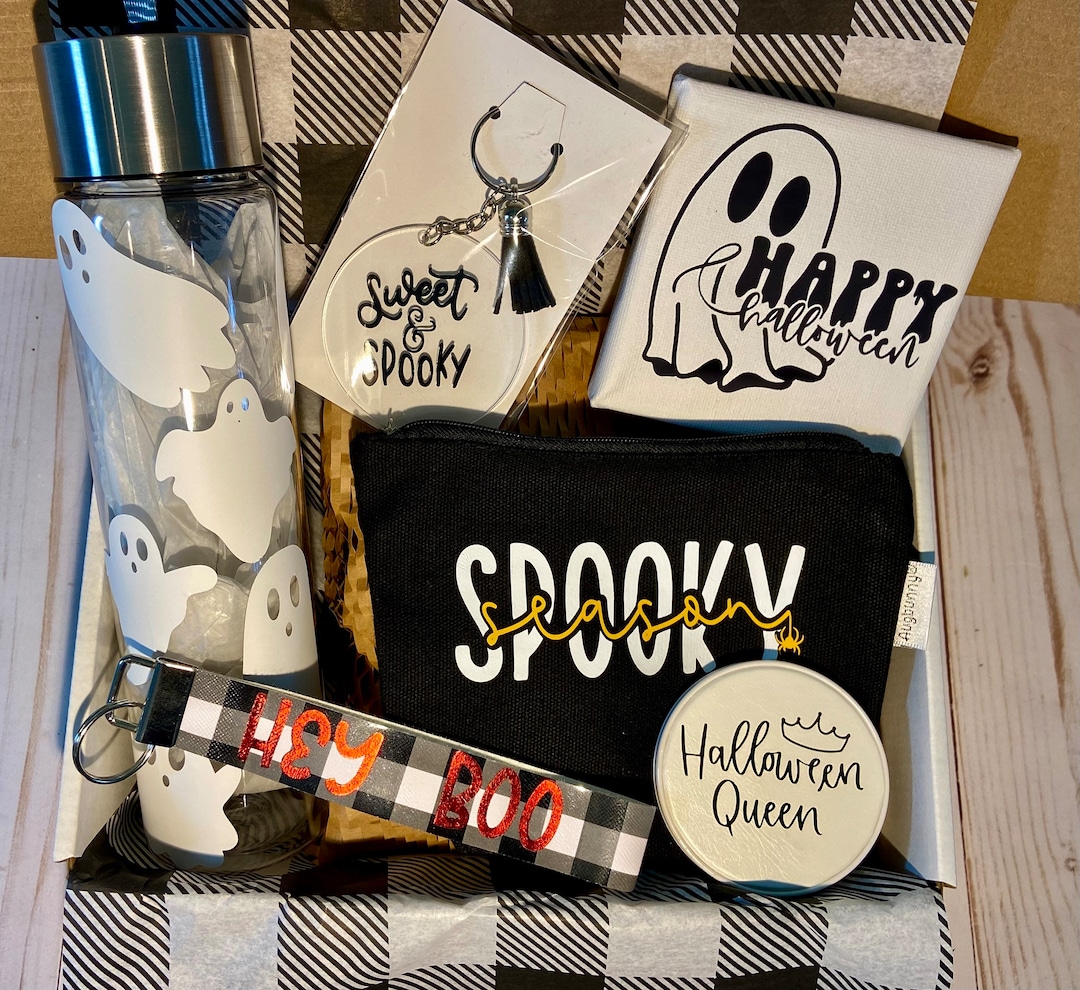 Cute Halloween Gift Box Spooky Gift Box Halloween Gift for Etsy