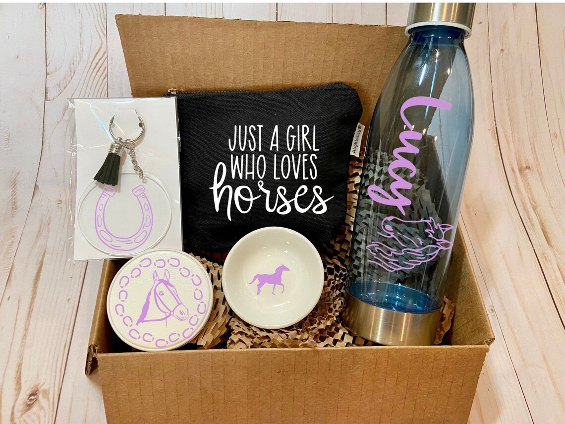 Custom Horse Themed Gift for Girls Horse Gift Basket Horse Etsy