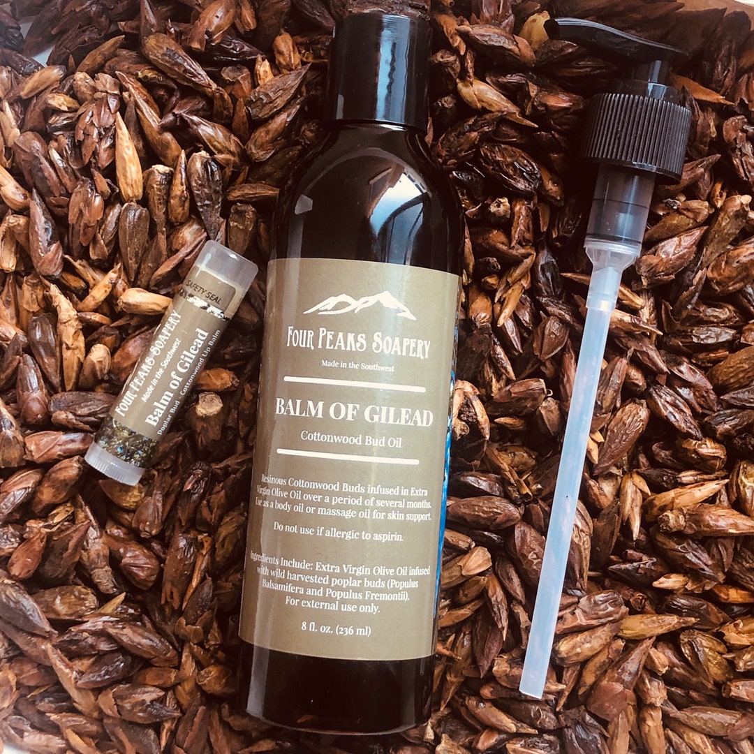 Cottonwood Bud Oil herbal Infusion Balm of Gilead Oil 8 Oz Free Bonus Lip Balm Etsy