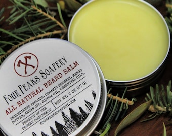 Rugged Man Beard Balm \\ Woodsman Beard Balm \\ Lumberjack Beard Balm