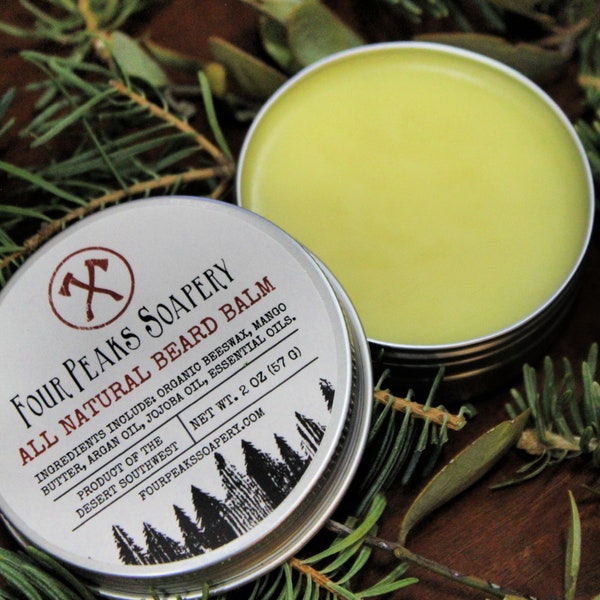 Rugged Man Beard Balm \\ Woodsman Beard Balm \\ Lumberjack Beard Balm