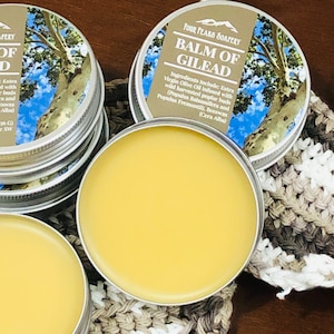 Cottonwood Balm of Gilead, Wild Harvested, 2 oz + Bonus Lip Balm