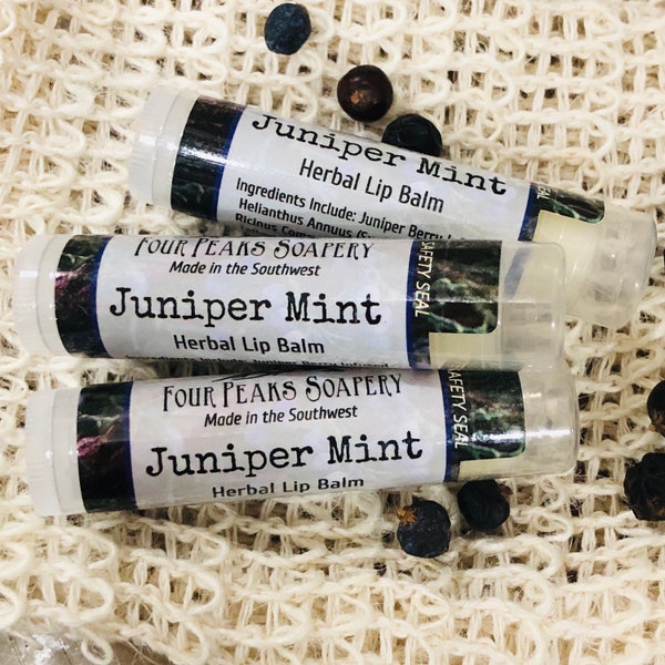 Juniper Mint Lip Balm - 2 pk