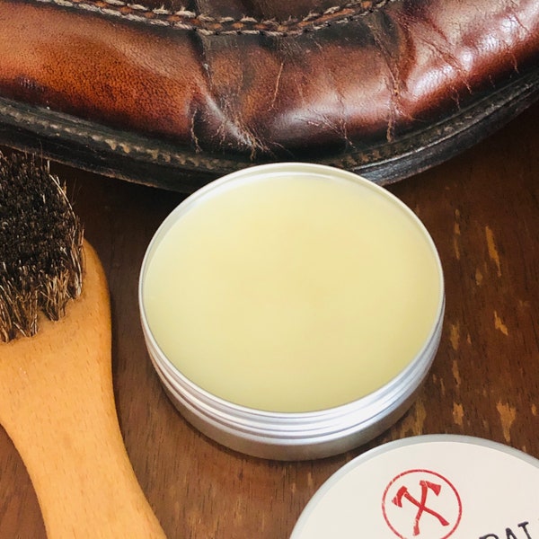 Nourishing Leather Conditioner, Leather Restoration, Preservative-Free, All Natural, Specially Formulated with Beeswax and Sweet Almond Oil