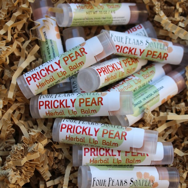 Prickly Pear Fruit Herbal Lip Balm - 2 pk