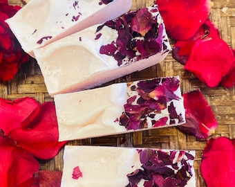 Rose Soap | Tallow Skincare with Rose Essential Oil