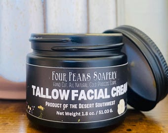 Tallow Facial Cream | Rosehip Oil | Skincare Cream