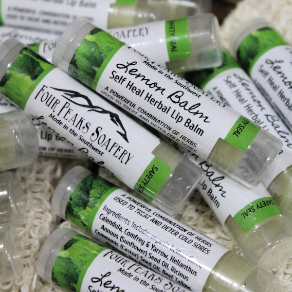 Lemon Balm Self Heal Herbal Lip Balm