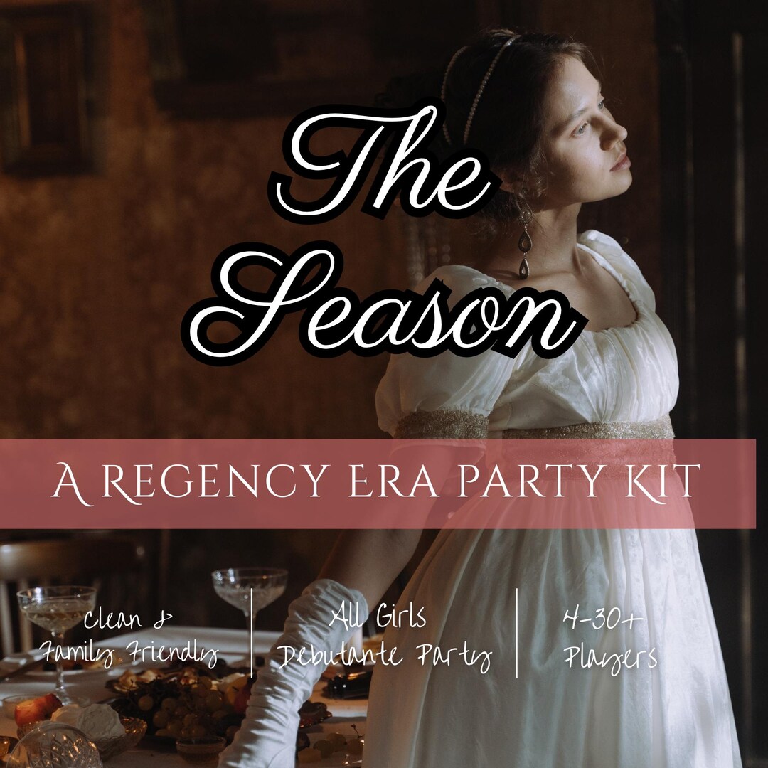 Printable Regency Era Party | Bridgerton Inspired Bachelorette Party ...