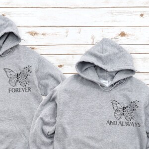 Butterfly Matching Hoodie Etsy Canada
