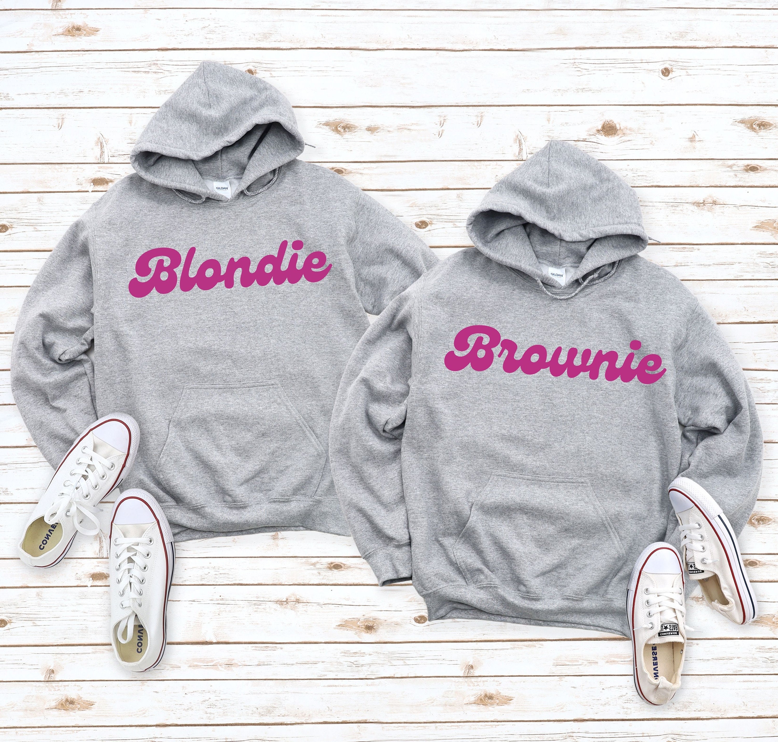 Gedragen Sandy kader Blondie & brownie best friend hoodies best friend gift - Etsy België