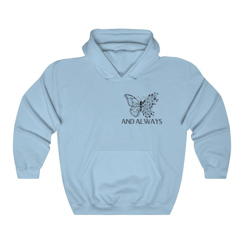 Forever and Always Hoodies Half Butterfly Half Flower Best Friend Hoodies Matching Best Friend Butterfly Bff Hoodie Floral Hoodies Etsy UK