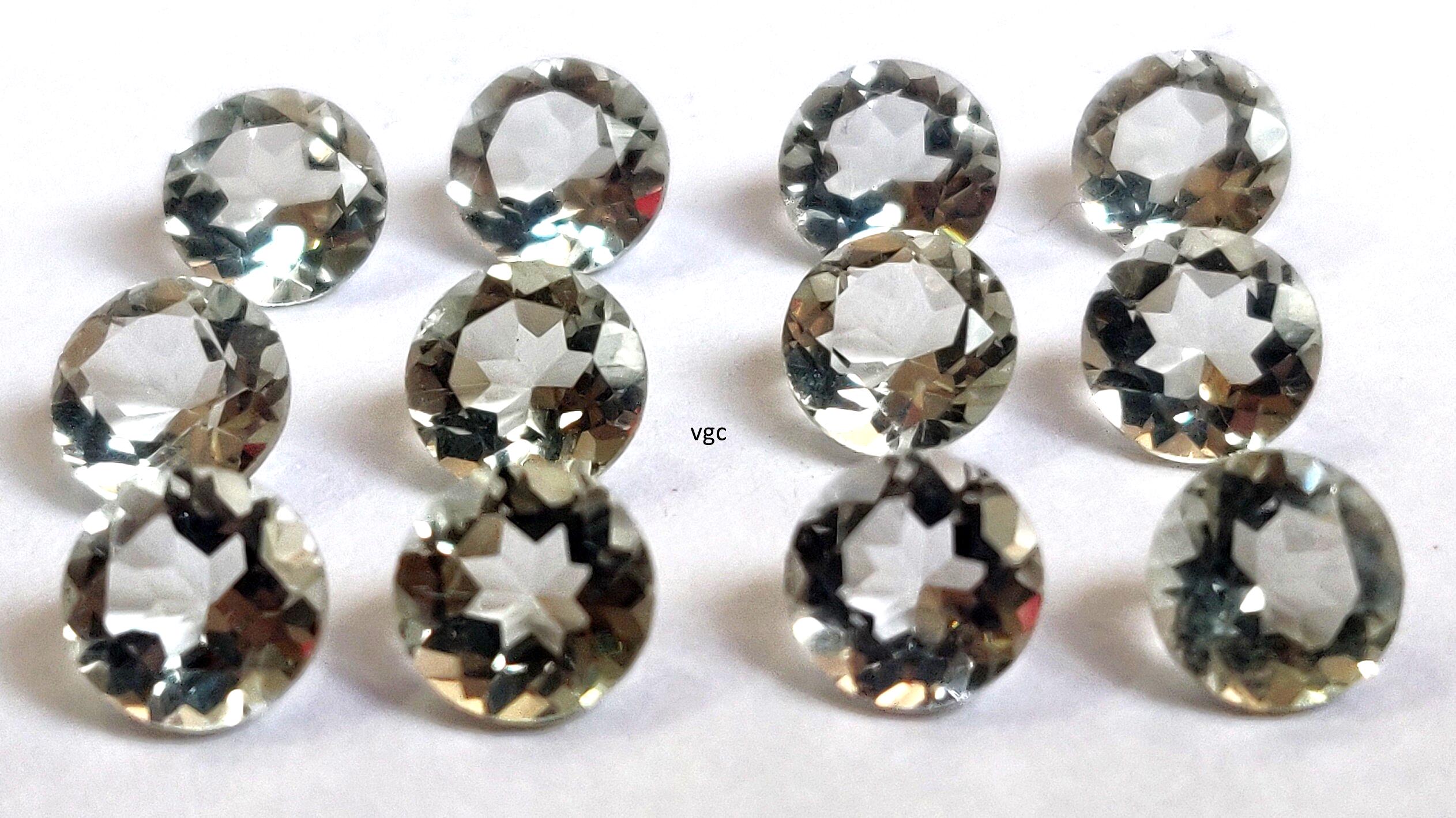 thumbnail image 2 of Natural Green Amethyst Prasiolite – 9mm Round, AAA, 2.50 TCW, Brazil Origin 2 of 4