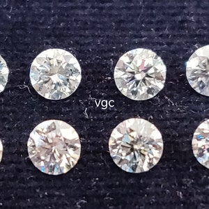 Super Top Quality White Moissanite D-f Color VS Purity 7mm Round Brilliant Cut AAA Quality-Superb Cut And Luster Moissanite