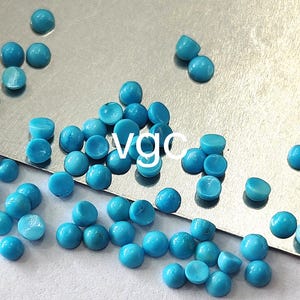 Natural Arizona  Turquoise 1.5mm Round Cabochon AAA Quality- Arizona Turquoise Round Cabochon