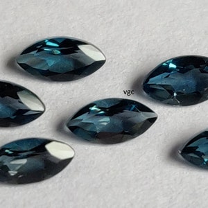 Super-Top-Qualität Natürliche London Blue Topaz Marquise 4 x 8 mm facettierte AAA-Qualität-Superb Luster London Blue Topaz