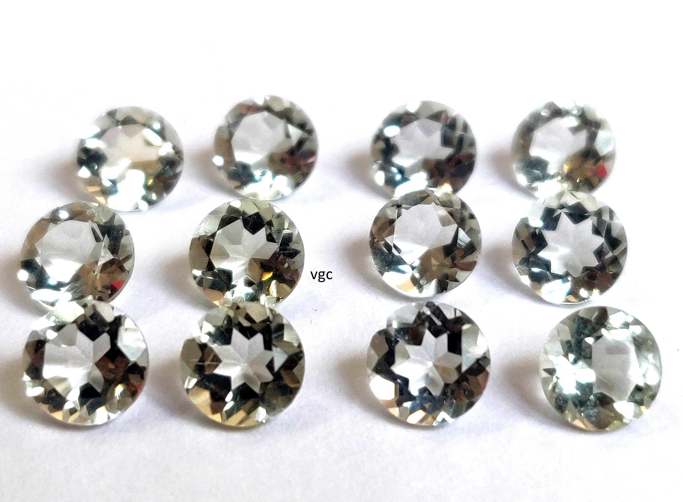 thumbnail image 2 of Natural Green Amethyst Prasiolite – 9mm Round, AAA, 2.50 TCW, Brazil Origin 2 of 4