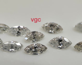 Natural White Diamond – 1.5x3mm Marquise Cut, E-F Color