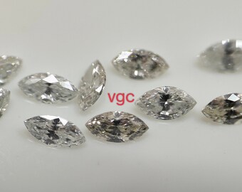 2x4mm Marquise Cut White Diamond – E-F Color, VS Clarity