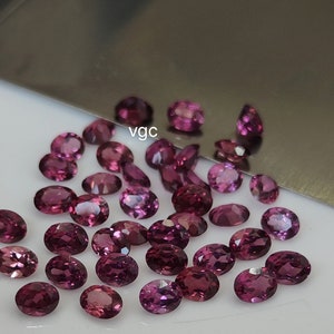 Natural Pink Color Tourmaline 5x7 mm Oval Faceted AAA Quality - Superb Quality Pink Tourmaline